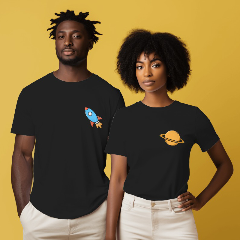 Planet & Rocket