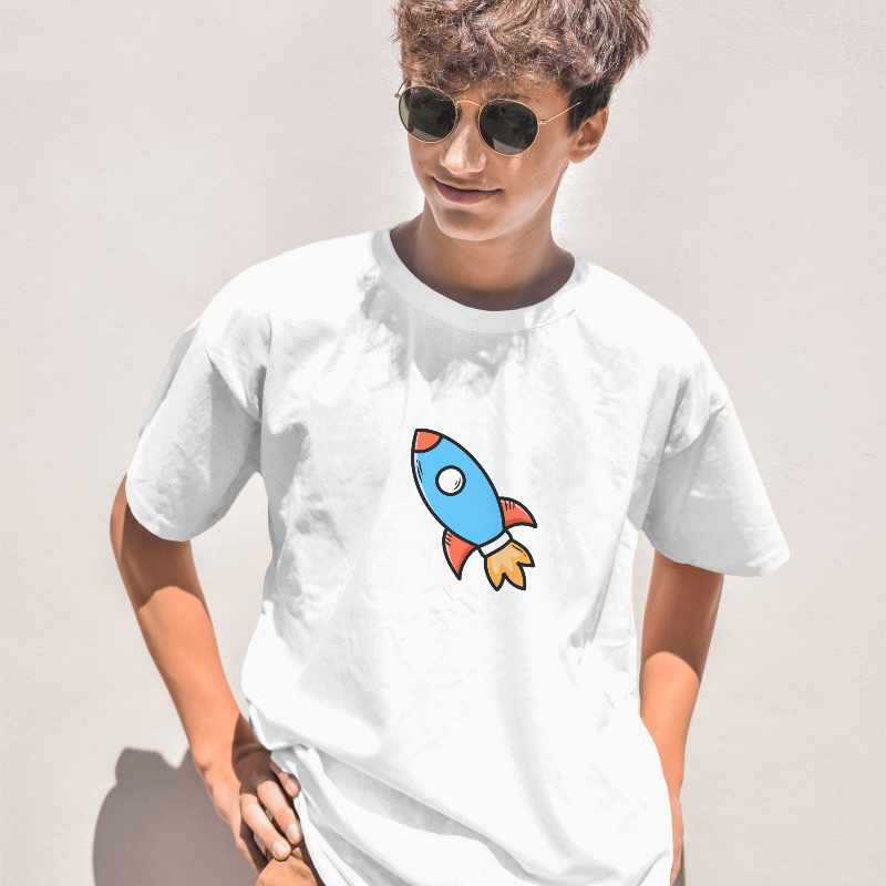 Planet & Rocket