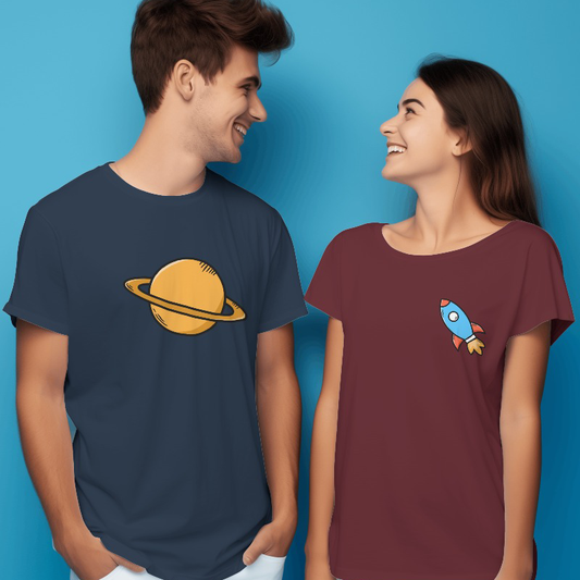 Planet & Rocket