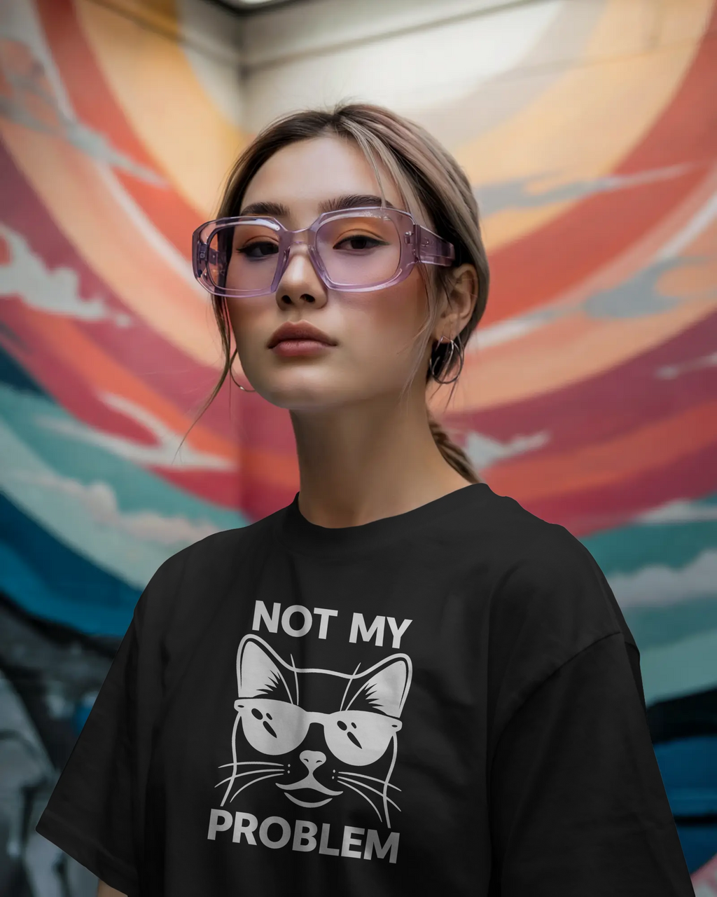 Unisex "Not My Problem" Oversized T-Shirt