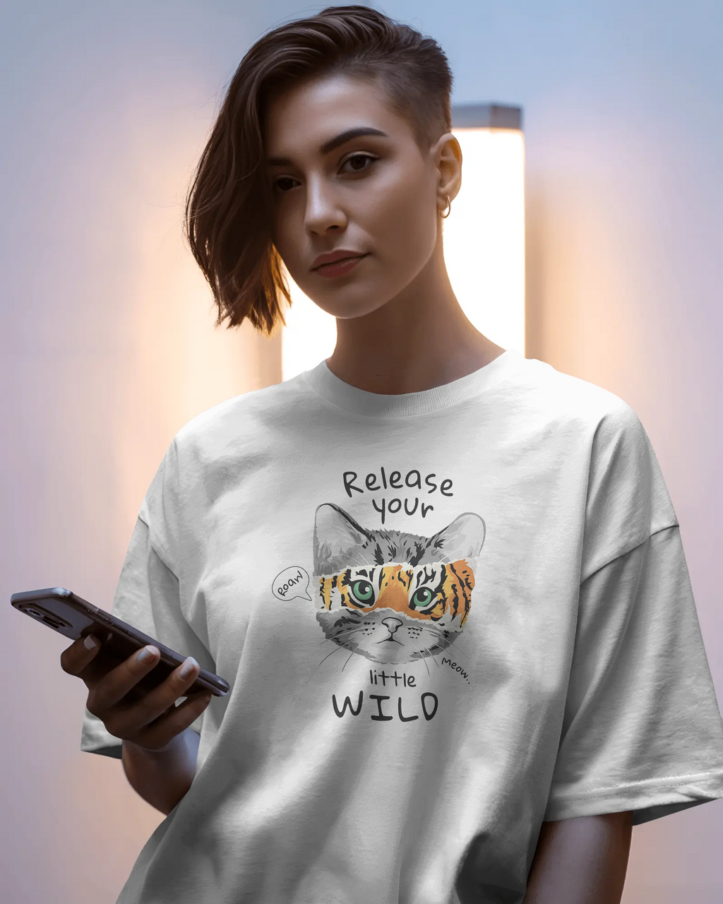 Unisex "Little Wild" Oversized T-Shirt